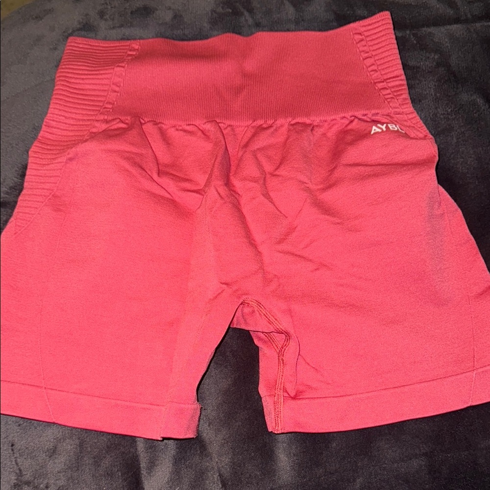 AYBL Red Bike Shorts